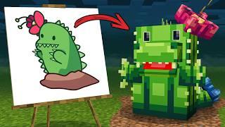 I Made YOUR Drawings Into Scary Minecraft Mobs