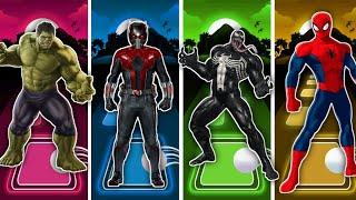 Marvel Venom Cartoon  Ironman  Spiderman  Hulk Miles Morales Who Is Stronger ⁉️