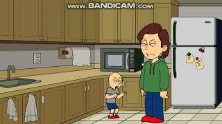 classic caillou eat cookies and gets grounded