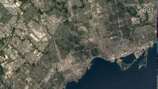 Google Timelapse Toronto Canada