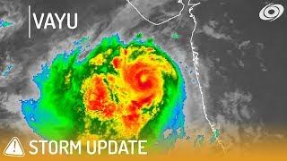 Cyclone Vayu makes closest approach to Mumbai - 730am IST June 12