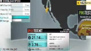 WiFi Speed Test 802.11n vs 802.11g Linksys Wireless-N Router