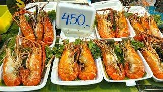 УДИВИТЕЛЬНАЯ Уличная еда в Тайланде. Ночной рынок Паттайя на Тепразит. Таиланд #32