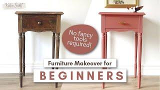 Furniture Makeover For Beginners  You can do this