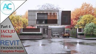 JACLJD House  Part 4  Complete Step By Step Project  Revit and Twinmotion Tutorial