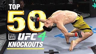 EA SPORTS UFC 4 - TOP 50 UFC 4 KNOCKOUTS - Community KO Video ep. 05