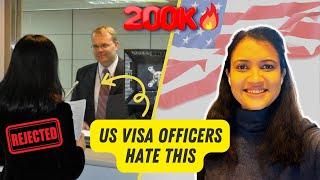This is why your US Student Visa will be rejected  Nistha Tripathi