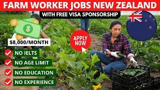 New Zealand Farm Work Jobs Free Visa Sponsorship Available in 2023