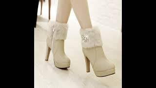 ANKLET BLOCK HEEL BOOTS  FOR WINTER  PART 2