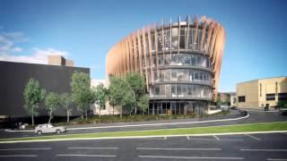 3D animation of the new £27.5million building at the University of Huddersfield