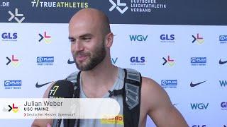 Julian Weber Eine Medaille in Paris wäre das Schönste was mir passieren könnte