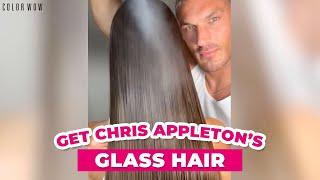 How to get glossy healthy shiny hair  Chris Appletons favorite products and tips