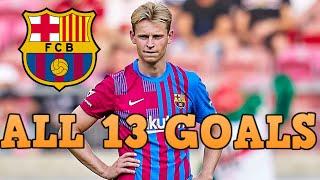 Frenkie de Jong - All 13 Goals for Barcelona so far - 2019-2022