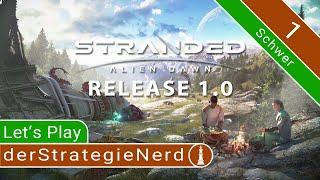 #1 Gestrandet in der HÖLLE  Lets Play Stranded Alien Dawn Release  gameplay deutsch tutorial