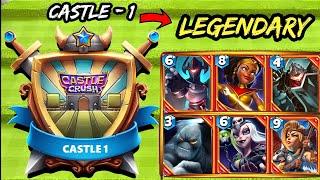 Trolling Opponents In Castle - 1 With All Legendary Cards Castle Crush