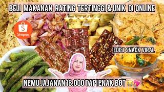 TASYI BELI MAKANAN RATING TERTINGGI & UNIK DI ONLINE - NEMU JAJANAN 18.000 TAPI ENAK BANGET