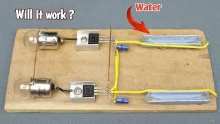 Amazing Experiment with Water and Electricity