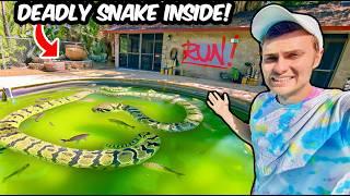 I Found an Abandoned Pond INFESTED with Deadly Snakes