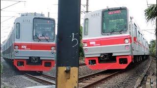 NEW LIVERY Perlintasan Kereta Api KRL JPL 28 Kebon Pedes Bogor