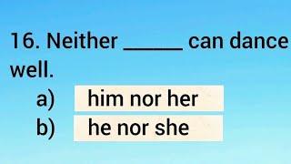 PRONOUNS  30+ Questions PRONOUNS Quiz  Choose the Correct Pronoun to Fill the Gap