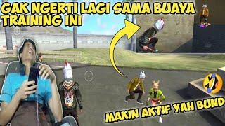 GANGGUIN BUAYA TRAINING YANG LAGI MOJOK DI HOTEL TRAINING FREEFIRE