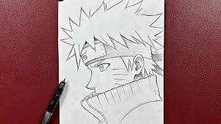 How to draw Naruto uzumaki step-by-step  anime drawing  drawing tutorial