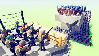 Army Soldier vs 100 Units - Totally Accurate Battle Simulator TABS