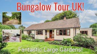 BUNGALOW TOUR UK  Large Gardens  For Sale £525000 Necton Norfolk - Longsons Estate Agents.