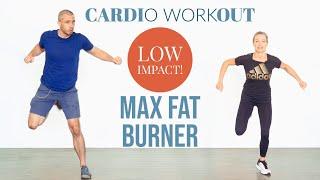 Fat burning high intensity low impact home cardio workout