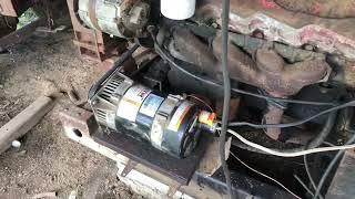 Homemade generator on belsaw sawmill