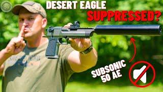 Suppressed Desert Eagle 50 Cal The World’s First Subsonic Deagle ???