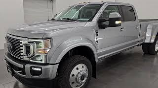 2021 FORD F450 LIMITED CREW LONG DRW DIESEL FX4 4K WALKAROUND 14743Z