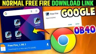 How To Update Normal Free Fire Normal Free Fire update kaise karen Free Fire Chrome Update link