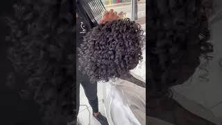 Flexi Rod Set on Natural Hair