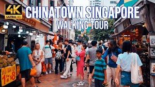 CHINATOWN SINGAPORE  4K UHD  WALKING TOUR   新加坡唐人街