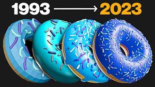 I Made a Donut in Every Version of Blender