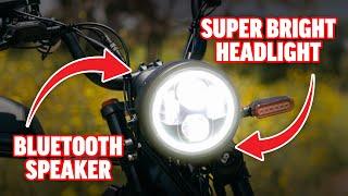 Juiced Bikes Headbanger Headlight Speaker Overview