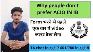 Why people dont prefer ACIO IB  ACIO in IB