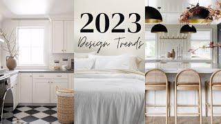 2023 TRENDS  INTERIOR DESIGN TRENDS FOR THIS YEAR  BLACK & WHITE NATURAL WOODBOLD & MOODYMARBLE