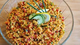 Weltklasse 5 Sterne sooo ein leckeren Couscous Salat habt Ihr bestimmt noch nicht gegessen Rezept