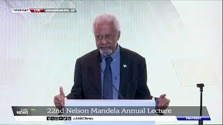 22nd Nelson Mandela Annual Lecture under way at Wits University