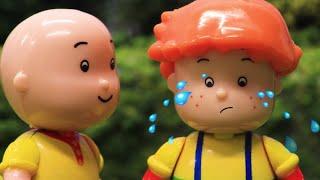 Funny Animated cartoons Kids  Leos Birthay  WATCH ONLINE  Caillou Stop Motion