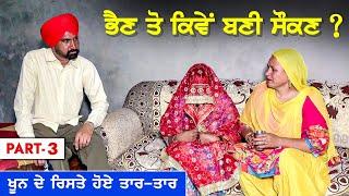 ਦੇਖੋ ਭੈਣ ਤੋਂ ਕਿਵੇਂ ਬਾਣੀ ਸੌਕਣ  Part-3  Desi Masti Team  Punjabi Motivational Movie  2024