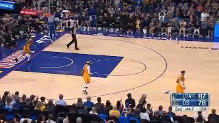 Stephen Curry mocks Rudy Goberts tantrum after Klay Thompson burries him