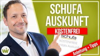 SCHUFA Auskunft kostenlos beantragen + Tipps 2022 #baufinanzierung