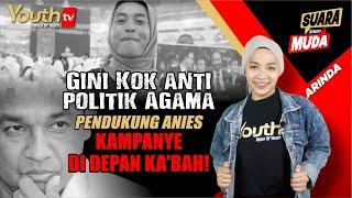 KAMPANYE DI DEPAN KABAH PENDUKUNG ANIES DIGAS NETIJEN  SuaraKaumMuda