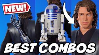 BEST COMBOS FOR *NEW* ANAKIN SKYWALKER SKIN STAR WARS - Fortnite