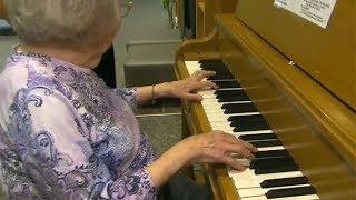 Magic of music 102-year-old’s memory triggered by piano