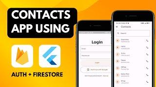 Building a Contact App with Flutter and Firebase Step-by-Step Tutorial