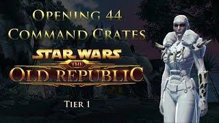 SWTOR Opening 44 Tier 1 Command Crates Guardian